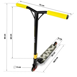 Hulajnoga wyczynowa SOKE XTR łożyska ABEC-9 freestyle hulajnoga dla zaawansowanych