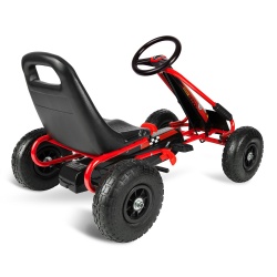 Gokart na pedały dziecięcy pompowane koła regulacja siedzenia 3 kolory RK-594