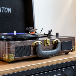 Gramofon z Bluetooth w walizce Fenton RP115 płyta WINYL przenośny różne kolory