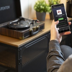 Gramofon z Bluetooth w walizce Fenton RP115 płyta WINYL przenośny różne kolory