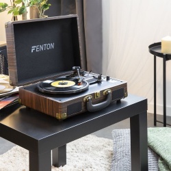 Gramofon z Bluetooth w walizce Fenton RP115 płyta WINYL przenośny różne kolory