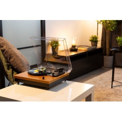 Gramofon z głośnikami Fenton RP112 Bluetooth jasne lub ciemne drewno winyl