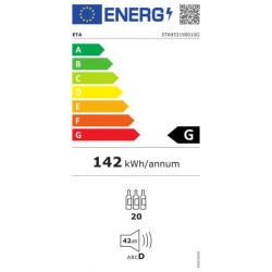 Chłodziarka do wina ETA winiarka na 20 butelek zakres temperatury 5 do 18°C