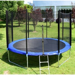 Osłona na sprężyny 396-404 cm 13FT do trampoliny ogrodowej czarna niebieska