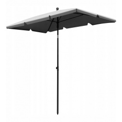 Duży parasol plażowy ogrodowy 130x200 cm łamany składany beżowy lub szary