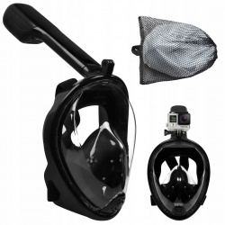 Maska do snorkowania nurkowania składana pełnotwarzowa S-M