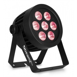 Reflektor LED PAR różne kolory oświetlenie efekty 7x 10W RGBW IP65 BeamZ BWA530