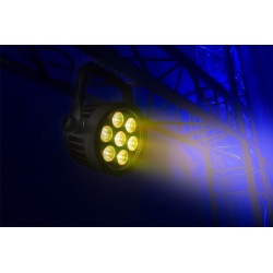 Reflektor LED PAR różne kolory oświetlenie efekty 7x 10W RGBW IP65 BeamZ BWA530