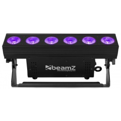 Oświetlacz akumulatorowy LED Uplight Bar 6x12W RGBAW-UV z bezprzewodowym DMX BBB612