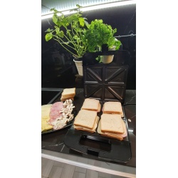 Duży toster opiekacz do robienia kanapek 4 tostów jednocześnie sandwich 1400W