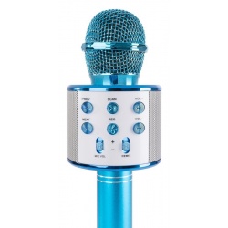 Mikrofon do karaoke bezprzewodowy Bluetooth z wbudowanymi głośnikami MP3