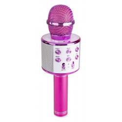 Mikrofon do karaoke bezprzewodowy Bluetooth z wbudowanymi głośnikami MP3