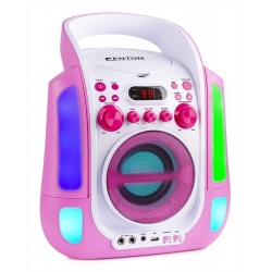 Przenośny zestaw do karaoke odtwarzacz CD i 2 mikrofonami SBS30 Bluetooth