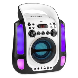 Przenośny zestaw do karaoke odtwarzacz CD i 2 mikrofonami SBS30 Bluetooth