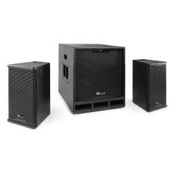 Zestaw nagłośnieniowy ComboSet 1200W subwoofer 12''+ 2x kolumna 6,5'' BT