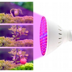 Lampa do wzrostu uprawy roślin panel 200 LED wspomaga fotosyntezę