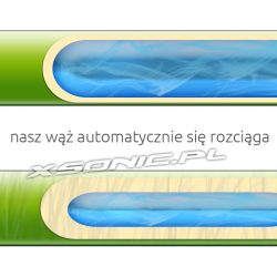 Wąż ogrodowy elastyczny rozciągliwy 10-30 metrów HQ pistolet 7 dysz zraszacz