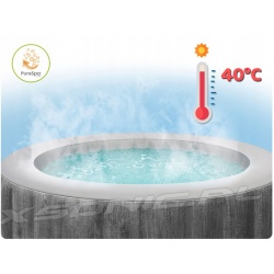 Dmuchane SPA jacuzzi 196 x 71cm INTEX 28440 zagłówki podgrzewacz zestaw VIP