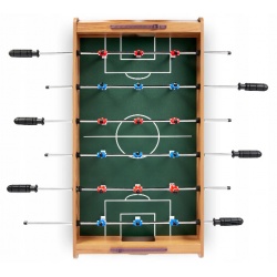 Stół do gry w piłkarzyki dwa liczniki bramek 70 x 37 x 62 cm antypoślizgowe rączki