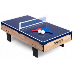 Multi stół do gry 4w1 piłkarzyki bilard cymbergaj ping pong 90 x 14 x 52 cm zmienne plansze