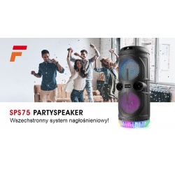 Głośnik multimedialny Bluetooth Fenton SPS75 z karaoke i oświetleniem LED