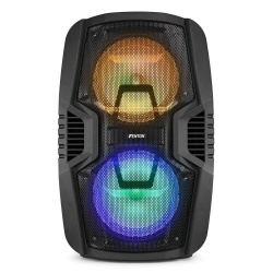 Głośnik mobilny Fenton 2x 10" FT210LED zestaw karaoke z Bluetooth 700W