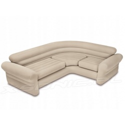 Kanapa narożna sofa nadmuchiwana 257 x 203 x 76 cm INTEX 68575 narożnik