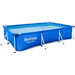 Basen na stelażu prostokątny 300 x 201 x 66 cm Bestway z pompą i filtrem 56411