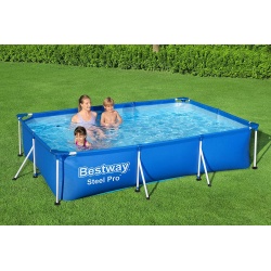 Basen na stelażu 300 x 201 x 66 cm prostokątny Bestway 56404 sam basen