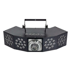 Efekt dyskotekowy LED świetlny Ibiza 3-IN-1 COMBI-FX4 DMX