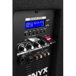 Kolumna aktywna 2x12'' z Bluetooth odtwarzacz MP3 1200W Vonyx CVB212