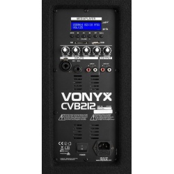 Kolumna aktywna 2x12'' z Bluetooth odtwarzacz MP3 1200W Vonyx CVB212