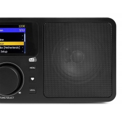 Radio internetowe DAB+ Rome Audizio LAN WiFi Bluetooth brązowe czarne białe