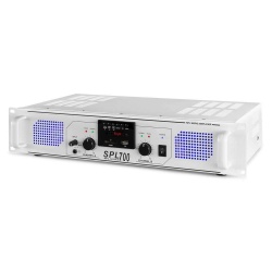 Wzmacniacz mocy 700W Skytec SPL700MP3 Port USB oraz slot SD 4 wejścia stereo