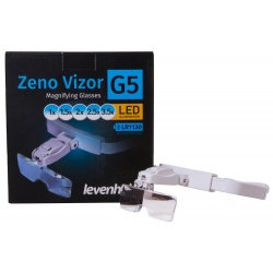 Okulary powiększające Levenhuk Zeno Vizor G5 oświetlenie LED