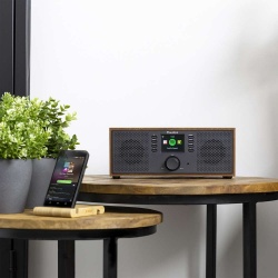 Radio internetowe Dab+ Bluetooth Rimini Audizio Stereo WiFi białe czarne brązowe