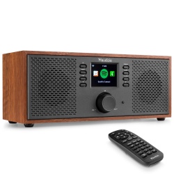 Radio internetowe Dab+ Bluetooth Rimini Audizio Stereo WiFi białe czarne brązowe