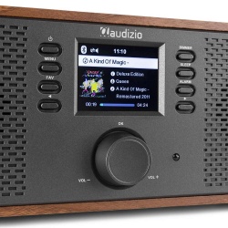 Radio internetowe Dab+ Bluetooth Rimini Audizio Stereo WiFi białe czarne brązowe