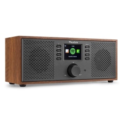 Radio internetowe Dab+ Bluetooth Rimini Audizio Stereo WiFi białe czarne brązowe