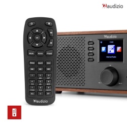 Radio internetowe Dab+ Bluetooth Rimini Audizio Stereo WiFi białe czarne brązowe