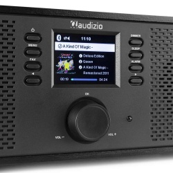 Radio internetowe Dab+ Bluetooth Rimini Audizio Stereo WiFi białe czarne brązowe