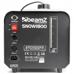 Wytwornica śniegu BeamZ SNOW1800 pilot przewodowy 2 kanały DMX