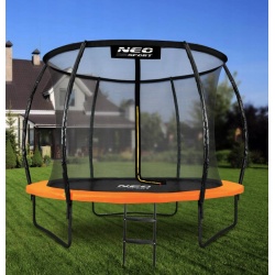 Trampolina ogrodowa profilowana Neo-Sport 10ft 312 cm z siatką wewnętrzną drabinką