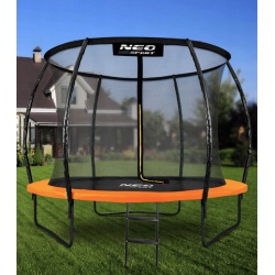 Trampolina ogrodowa profilowana Neo-Sport 8ft 252 cm z siatką wewnętrzną drabinką