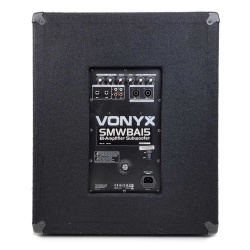 Subwoofer aktywny Bi-Amp Vonyx SMWBA15 wzmacniacz 2 x 150W