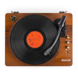 Gramofon Fenton RP162 retro z Bluetooth głośnikami i funkcją MP3