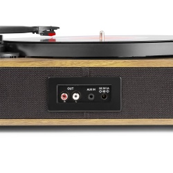 Gramofon Fenton RP162 retro z Bluetooth głośnikami i funkcją MP3