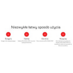 Duża łata z klejem naprawa basenów ogrodowych 16cm Woda Stop