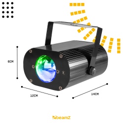 Efekt świetlny LED fali wodnej LWE20 Beamz kolorowe światło z pilotem