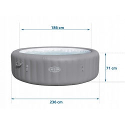 Dmuchane SPA Jacuzzi Lay-Z Grenada 8 osobowe Bestway 60135